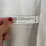 Eileen Fisher  Organic Linen Open Front Cardigan Sweater White Size Small‎ P Photo 5