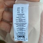 ASOS Size 10P pleated maxi dress tie wrap waist Blush Pink Bridesmaid Formal Photo 5