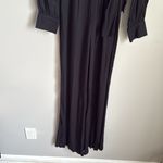 Reformation Molly Long Sleeve Jumpsuit Black 2 Photo 5