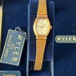 Wyler Diamond Rare Vintage Ladies Watch Gold Bracelet Dial New Old Stock IOB Photo 0