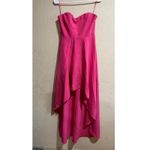 Likely  Pink Crepe Strapless High Low Lovelle Gown Photo 1