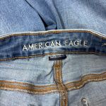 American Eagle  Outfitters Ripped Blue Skinny Jeans size 8 Regular Photo 8