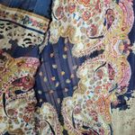 Umgee  FLORAL PAISLEY ANIMAL PRINT SHEER OPEN FRONT KIMONO CARDIGAN MEDIUM Photo 7