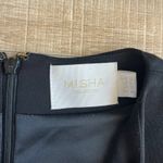 Misha Colorblock Longsleeve Dress Size 8 Black Photo 2