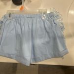 Kittenish  Fringe Shorts Blue Photo 2
