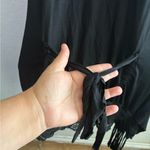 Chic Black Sleeveless Overlay Bling Details Tunic Top L Size L Photo 7