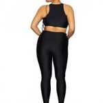 SKIMS  Cutout Lace Up Legging Onyx Black Women's Size XS Photo 2