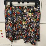 Alice + Olivia Multicolored Floral Pleated Skirt Photo 1