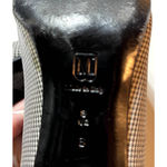 Bruno Magli Black and White Check‎ Lucite Heel Pump Size 8 Photo 6