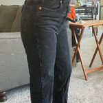 ZARA High Waisted Black Denim Jeans Photo 0