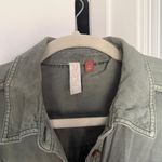 Pilcro Anthropologie  Deanne moss tiered mini shirt dress long sleeve button Photo 3