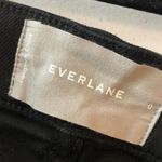 Everlane  Womens Pants The Straight-Leg Crop Stretch Black 0 Photo 5