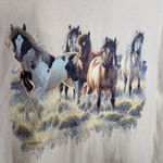Gildan Cynthia Fisher Young Bloods Horse Graphic Print Long Sleeve Tee T Shirt L Photo 3
