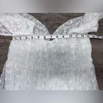 Lulus  Lovely Charisma White Eyelet Embroidered Off-The-Shoulder Dress‎ Photo 5