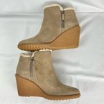 Cole Haan  Michelle Suede Wedge Ankle Boots Size 10.5 Waterproof Photo 5