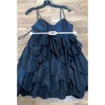 AJE. black ELSIE PLEAT MINI COCKTAIL PARTY DRESS size 8 Photo 5
