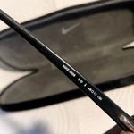 Nike 5509 010 Black White Square Eyeglasses Frames 48-17 130 Designer W/ Case Photo 3