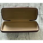 Longchamp  Paris Brown Sunglasses Eyeglasses Hard Case Clamshell Photo 3