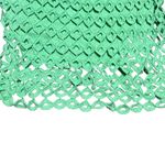 Unique Vintage Vintage Y2K crochet diamond pattern open knit crew neck sweater green small Photo 2