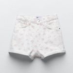 ZARA Printed Mom Fit Roller Shorts NWT Photo 5