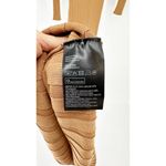 H&M Ribbed Knit Bodycon Midi Dress Mockneck Long Sleeve Brown Women's 4 Photo 7