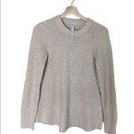Athleta  Sierra wool crew neck knit sweater in cream Photo 1
