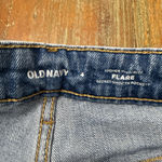 Old Navy  Blue Higher High-Rise Flare Jeans Size 4 Denim Womens Photo 4
