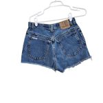 Zena Jeans Cut Off Distressed Denim Short Pockets Blue High Rise Size 10 Photo 1