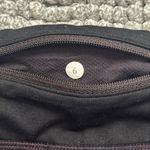 Lululemon  Striped Black and Red Athletic Shorts Photo 2