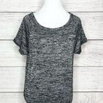 Lou & grey Heather Gray Drawstring Waist Short Sleeve Tee Size Small Photo 0