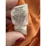 Freshman 1996 Orange Brown MIDI Sweater Dress Size Large Spaghetti Strap Knit Photo 6