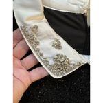 Eliza J  Embellished Collar Boucle Tweed Sheath Dress Black‎ Size 10 Photo 11