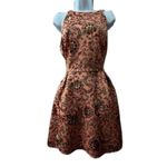 Copper Key Paisley Print Floral Sleeveless Halter A-Line Dress Multicolored Photo 9