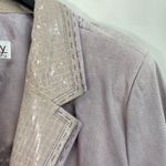 Vintage Bradley Bayou women's light purple genuine leather button jacket coat XL Photo 2