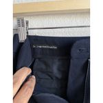 Talbots  High-Waist Straight Pants Women's Size 0P Navy Blue Flat Front Stretch Photo 5