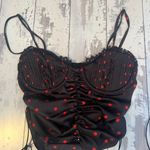 For Love & Lemons  red & black corset  Photo 1