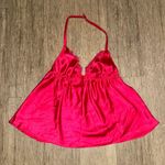 Victoria's Secret Rare NWOT Victoria’s Secret 2012 Pink Halter Pajama Top - Large Photo 0