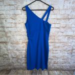 Diane Von Furstenberg DVF  Nomie Knit Stretch Asymmetric Dress in Blur Size 10 Photo 2