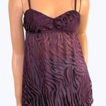 Victoria's Secret Victoria’s Secret Very Sexy Burnout Velvet Babydoll Camisole M Purple Silk Blend Photo 0