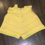 Gibson Yellow Paperbag Shorts Ruffle Ivy Tie Waist Photo 3