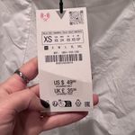 ZARA NWT  White Embroideded Poplin Mini Halter V-Neck Lace Dress XS Photo 3