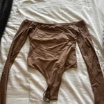 Princess Polly Weaver Off Shoulder Bodysuit Photo 5