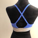 Offline By Aerie Medium Support Striped Sports Bra Blue Size‎ S/P NWT Photo 2