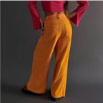 Urban Outfitters UO Lena Chenille Wide Leg Pants Pumpkin Orange Women’s Size 8 Photo 4