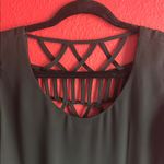 HeartSoul Black Backless Blouse Size XS Photo 5
