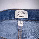 J.Crew Denim Blue Jean Raw Hem Cotton Button Zip Front Womens 27 Photo 5