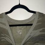 Zoe & Liv  Camouflage Green Long Sleeve Sweater Photo 3