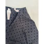 Philosophy Skirt Womens Size 6 Black A-Line Textured Dot Print Classic Short Photo 6