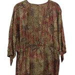 Raga NWT  Zuri Long Sleeve Maxi Gold Metallic Dress Oversized Size M $245 MSRP Photo 5