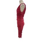 Likely Gemella Dress Midi Ruched Scrunched Bodycon One Shoulder Pink Size 12 Photo 6